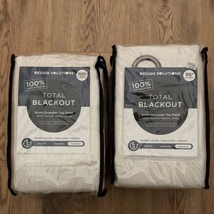 Bed Bath & Beyond Total Blackout Curtains - Ivory